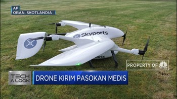 Drone Kirim Pasokan Medis