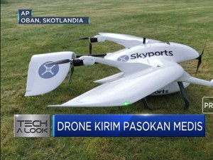 Drone Kirim Pasokan Medis