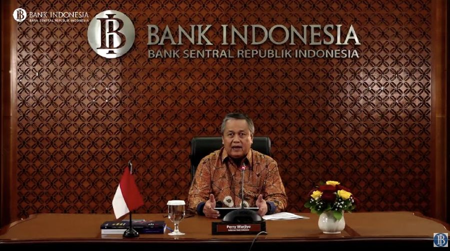 Bi Perry Warjiyo manyapaikan terkait kondisi ekonomi terkini, Kamis (28/5/2020)