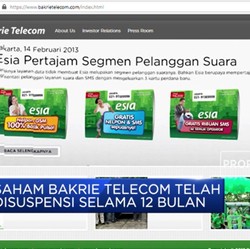 Saham Bakrie Telecom Berpotensi Delisting