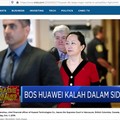 Bos Huawei Kalah dalam Sidang Ekstradisi di AS