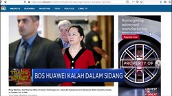 Bos Huawei Kalah dalam Sidang Ekstradisi di AS