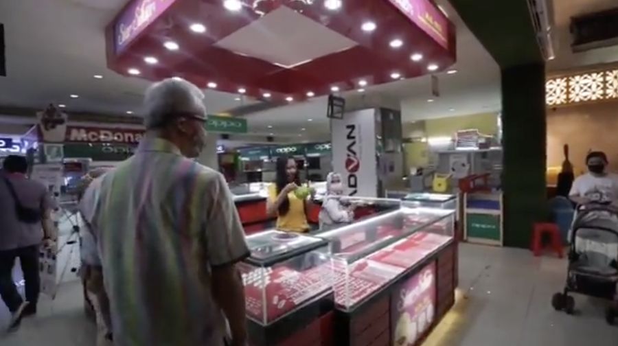 Gubernur Jawa Tengah, Ganjar Pranowo Mengunjungi Paragon Mall ( Tangkapan Layar twitter)