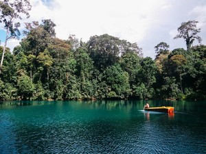 Sejuk Danau Labuan Cermin yang Menawan di Kalimantan Timur