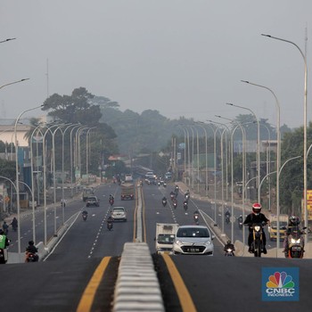 Penampakan Flyover Gaplek Pondok Cabe yang Ikonik