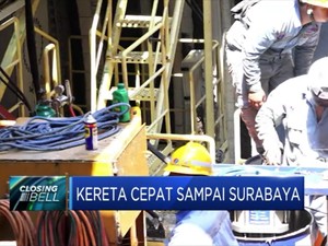 Proyek Kereta Cepat Bakal Sampai Surabaya