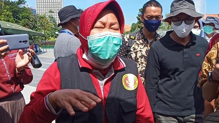 Wali Kota Surabaya Tri Rismaharini (Deny Prastyo Utomo/detikcom)