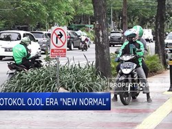 Begini Protokol Ojol Era "New Normal"