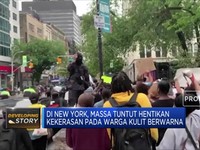 Demo Akibat Salah Satu Kematian Warga AS Kian Meluas