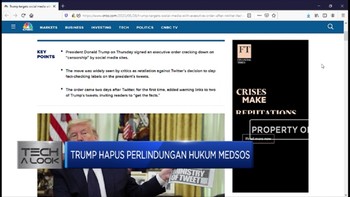 Trump Hapus Perlindungan Hukum Medsos
