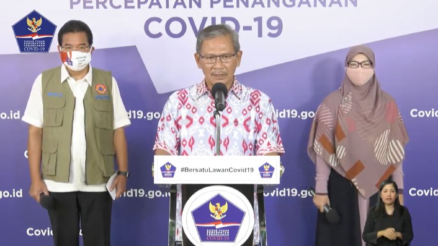 Achmad Yurianto selaku Juru Bicara Pemerintah Covid-19. (Dok: BNPB)