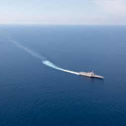 LCS Memanas, Kapal Perang AS-Singapura Gelar Latihan Bersama