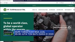 BUMI Targetkan 90 Juta Ton Batu Bara Terjual di 2020