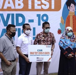 Ada 2.000 Tes Swab Gratis dari BNI di Sumatera Barat