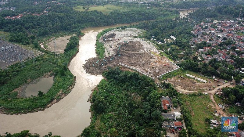 TPA Cipeucang, Senin (2/6/2020). (CNBC Indonesia/ Andrean Kristianto)