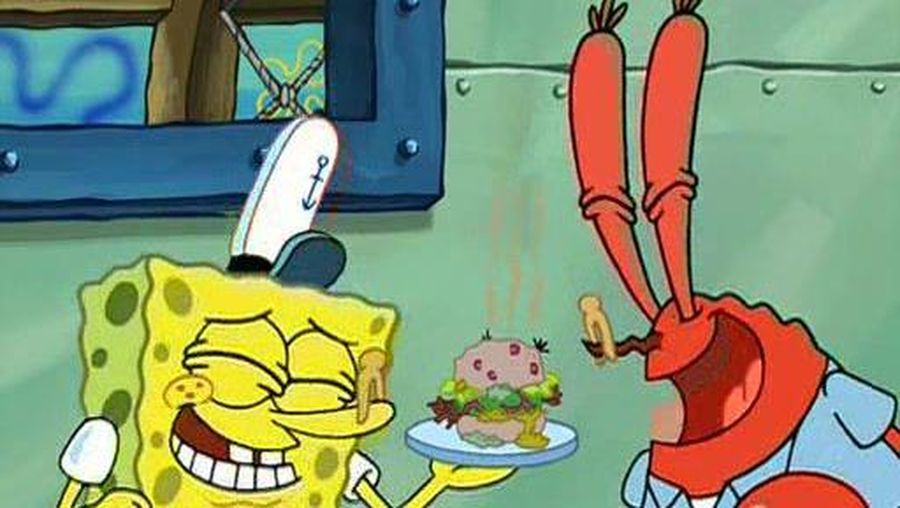 burger spongebob
