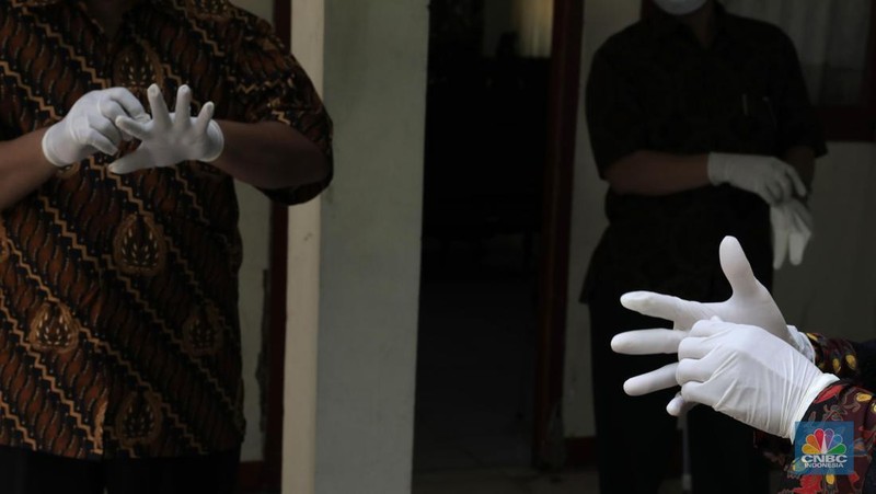 Melihat pernikahan di era New Normal. CNBC Indonesia/Muhammad Sabki