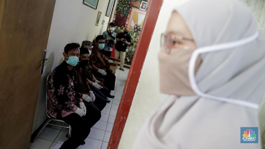 Melihat pernikahan di era New Normal. CNBC Indonesia/Muhammad Sabki