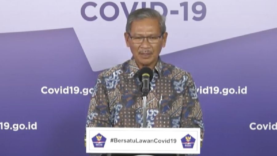 Achmad Yurianto selaku Juru Bicara Pemerintah Covid-19. (Dok: BNPB)