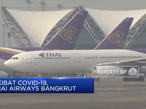Akibat Covid-19, Thai Airways Bangkrut