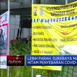 Lebih Parah, Surabaya Masuk Zona Hitam Penyebaran Covid-19