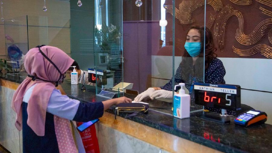 Kantor BRI beroperasi dengan protokol “The New Normal”. Dok: BRI