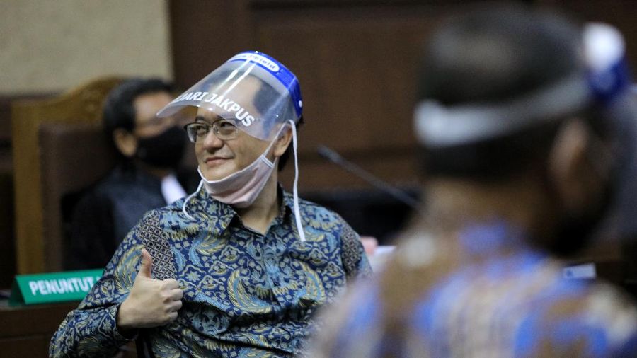 Sidang Perdana Jiwasraya. CNBC Indonesia/Andrean Kristianto