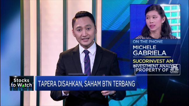 Tapera Disahkan Saham BTN Terbang