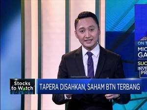 Tapera Disahkan, Saham BTN Terbang