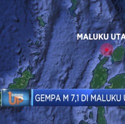 Gempa 7,1 Magnitudo Guncang Maluku Utara