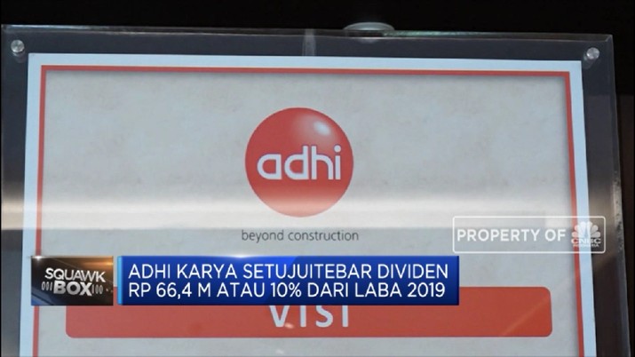 Adhi Karya Tebar Dividen Rp 66,4 M (CNBC Indonesia TV)