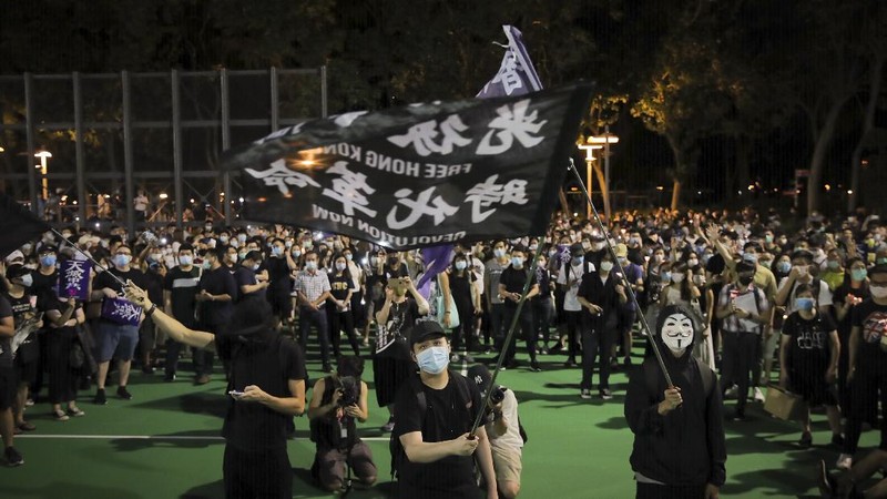 Hong Kong Peringatan Hari Tiananmen. AP/Kin Cheung