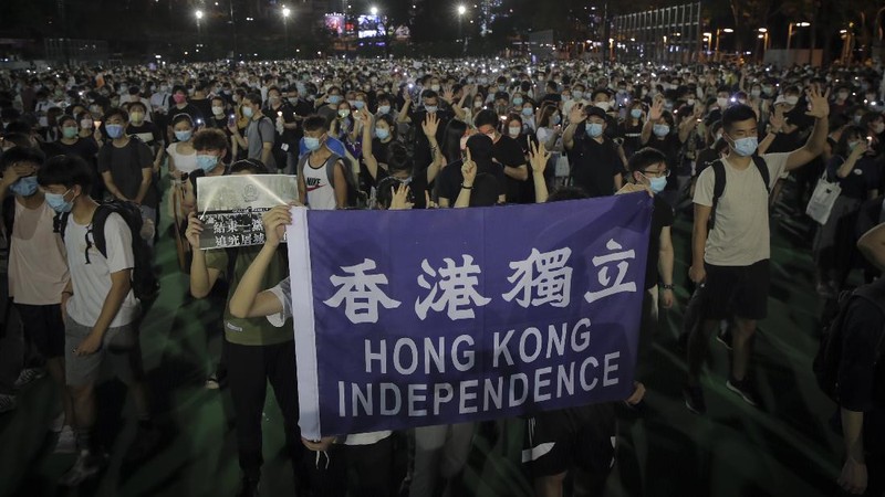 Hong Kong Peringatan Hari Tiananmen. AP/Kin Cheung