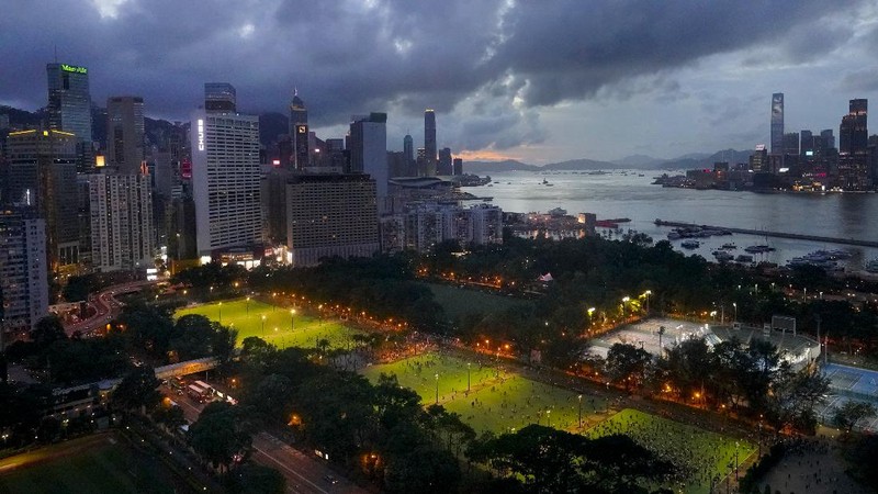 Hong Kong Peringatan Hari Tiananmen. AP/Kin Cheung