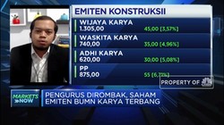 Pengurus Dirombak, Saham BUMN Karya Menguat