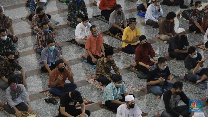 Shalat Jumat Perdana di Jakarta. CNBC Indonesia/Andrean Kristianto