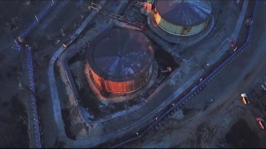Tumpahan Minyak di siberia, Rusia. AP