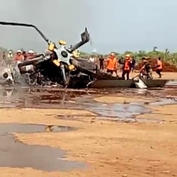 Ini Kronologi Helikopter Jatuh di Kawasan Kendal