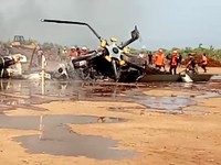 Ini Kronologi Helikopter Jatuh di Kawasan Kendal