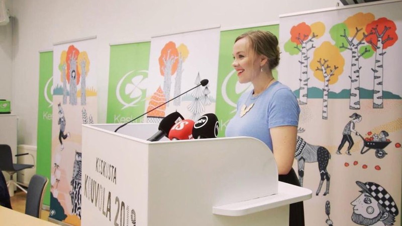 Menteri Keuangan Finlandia Katri Kulmuni (tangkapan layar instagram @katrikulmuni)