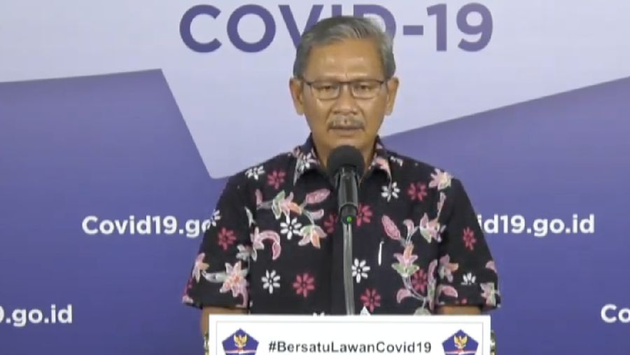 Achmad Yurianto selaku Juru Bicara Pemerintah Covid-19. (Dok: BNPB)