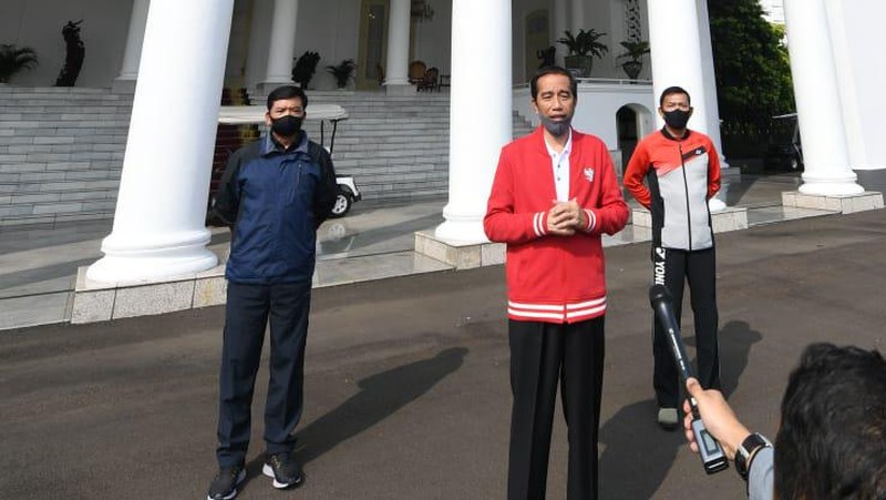 Jokowi Berolahraga di Istana Bogor. Biro Pers Sekretariat Presiden
