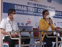 IKA UNSRI & BNI Gelar Swab Test Gratis di Palembang