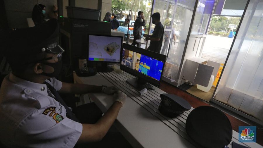 Ilustrasi aktifitas pekerja kantor (CNBC Indonesia/Andrean Kristianto)