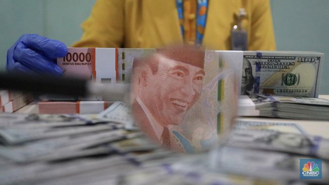 Ilustrasi Rupiah dan Dolar