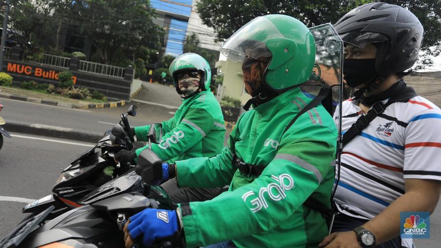 Ojek Online (CNBC Indonesia/Andrean Kristianto)