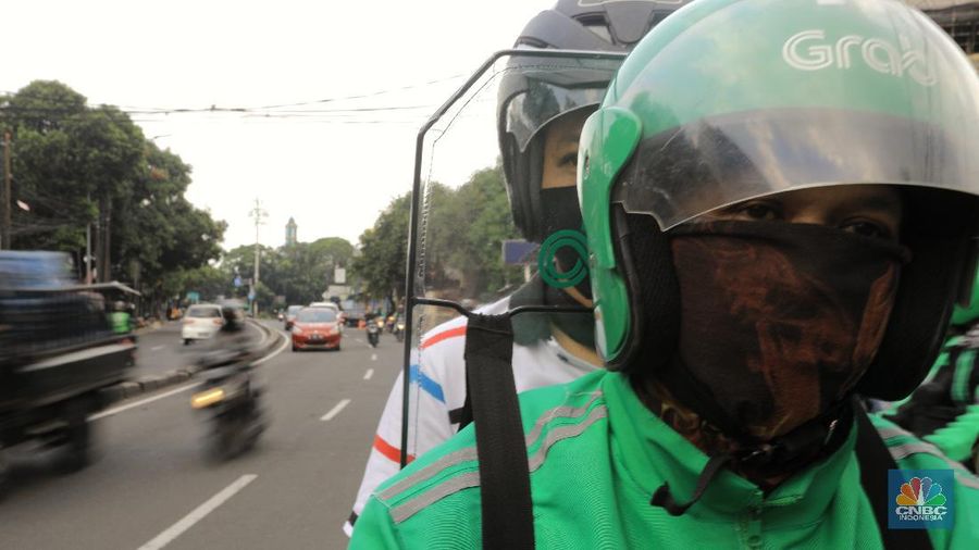 Ojek Online (CNBC Indonesia/Andrean Kristianto)