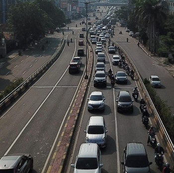 Penampakan Jakarta dari Udara di Masa PSBB Transisi, Ramai!