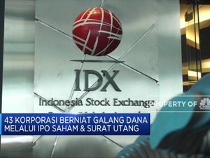 43 Korporasi Berniat Galang Dana Melalui IPO Saham