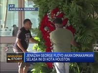 George Floyd di Semayamkan di Peti Emas